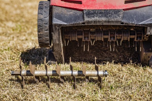 Commercial Grass Aeration